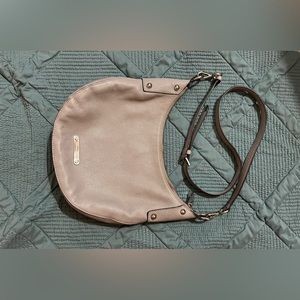 MICHAEL KORS gray crossbody or shoulder bag.